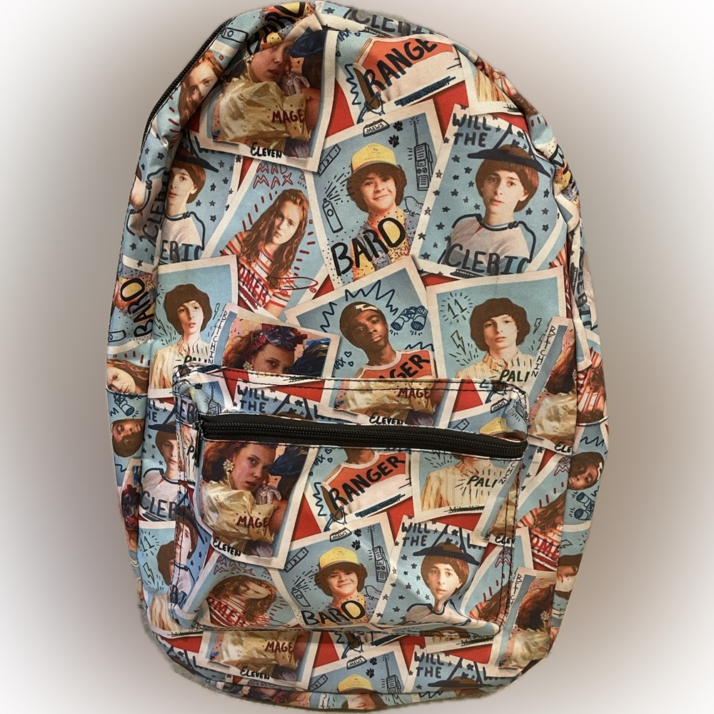 Stranger Things Print Backpack